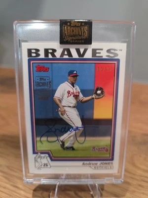 2022 Topps Archives Signature Series Andrew Jones Auto #11/21 - Image 1 of 2
