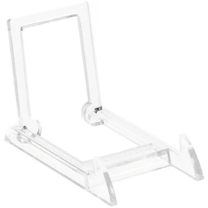 Caballete de exhibición de acrílico transparente ajustable Gibson Holders, 2" W x 3,25" D x 2,25" H - Imagen 1 de 1