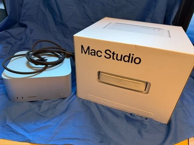 Apple Mac Studio (1TB SSD, M1 Ultra, 64GB) Silver - MJMW3LL/A - Free Shipping! - Image 1 of 4