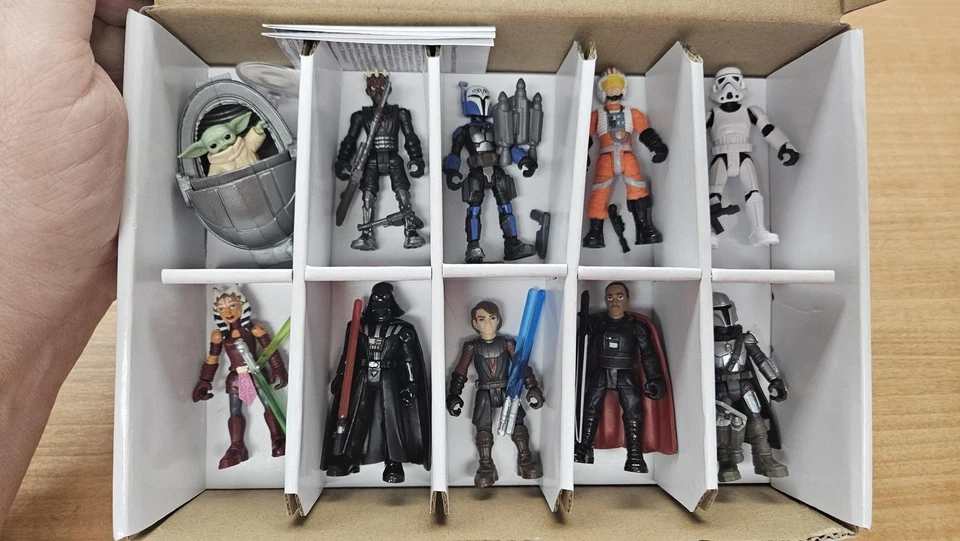 Star Wars Mission Fleet Hasbro Figure Lot 10 W Grogu Mandalorian Ahsoka Vader - Image 1 of 4
