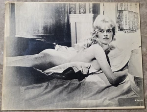 Vintage ORIGINAL Print Brigitte Bardot Lying Naked 11x14 Picture French Actress - Picture 1 of 4