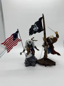 Edward & Connor Kenway Statue Figurine Assassin’s Creed 3 III & Black Flag - Bild 1 von 20