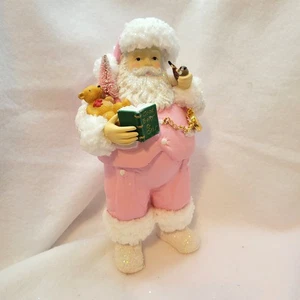 ROSA WEIHNACHTSMANN generalüberholt Abteilung 56 Weihnachtsmann 10 1/2" groß Keramik Eiche - Bild 1 von 13