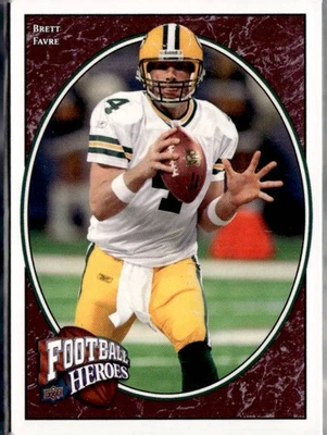 2008 Upper Deck Heroes Brett Favre Green Bay Packers #6 - Image 1 of 2