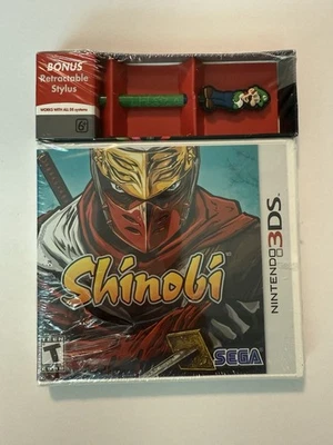 SHINOBI NINTENDO 3DS WITH BONUS LUIGI STYLUS BRAND NEW SEALED FREE SHIP - Image 1 of 4
