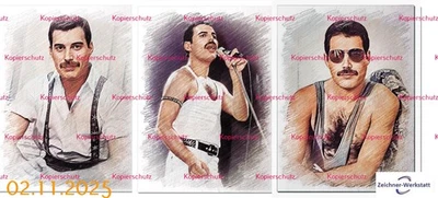 Freddie Mercury--Panorama Fototasse - Bild 1 von 4