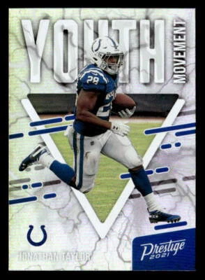 Jonathan Taylor 2021 Prestige Youth Movement  Card #YM-4 Colts - Image 1 of 2