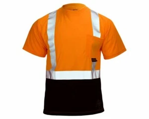Radians ST11B TypeR Class2 T Shirt ANSI ISEA 107 Large Orange Free Ergodyne band - Picture 1 of 4