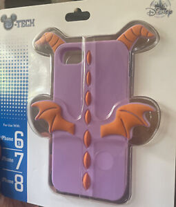 Disney Parks D-Tech iPhone 6s/7/8 Figment The Dragon Purple Cell Phone Case