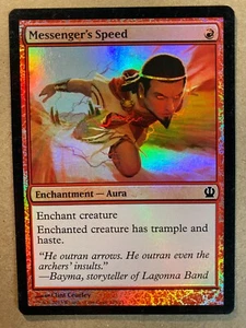 MTG 1x FOIL Messenger's Speed Theros Pauper Modern Magic the Gathering x1 NM - Picture 1 of 1