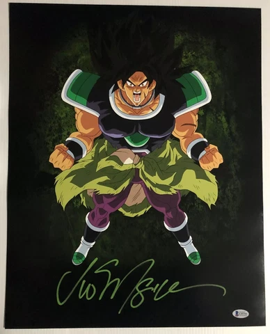 Vic Mignogna Signed Autographed 16x20 Photo Dragon Ball Z Super Broly BECKETT 12 Cover