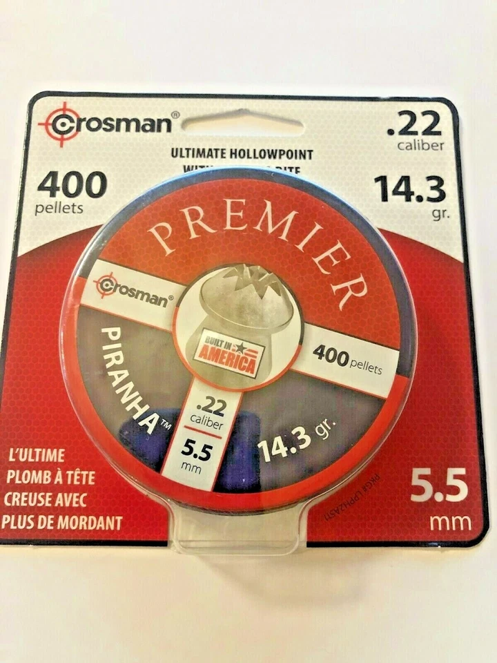 Crosman Piranha Hollow Point Pellet (.22)