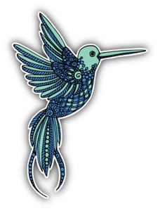 Calcomanía adhesiva para parachoques de coche Colibrí Bird estampada - Imagen 1 de 1