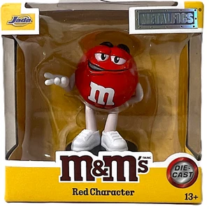 M&M's Metalfigs Personaggio Rosso 2,5" Die Cast Figure M&M da Collezione Nuovo con scatola - Foto 1 di 3