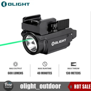 Olight Baldr Mini Tactical Gun Pistol Light Rechargeable Weaponlight Green Laser - Picture 1 of 20