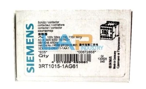 1PC FOR SIEMENS AC contactor 3RT1015-1AG61 AC110V NEW IN BOX - Picture 1 of 4