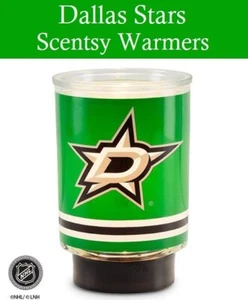 NHL Dallas Stars Hockey Scentsy full size Warmer & 1 Scentsy wax bar bundle. NIB - Picture 1 of 4