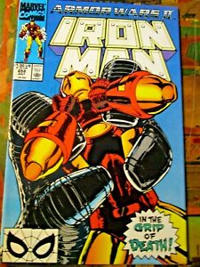 iron man 258 john romita jr signed autographed marvel bagged boarded