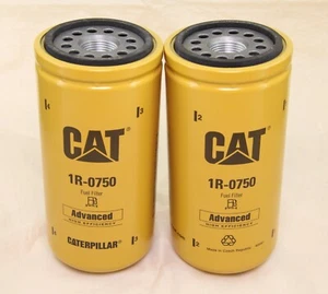 CAT 1R-0750 Fuel Filter , Advanced High Efficiency - Caterpillar (Pack of 2) - Picture 1 of 3