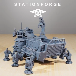 Stationforge Miniatures - Tanque de transporte para carroñeros - 28 mm Estación de mesa Forja - Imagen 1 de 7