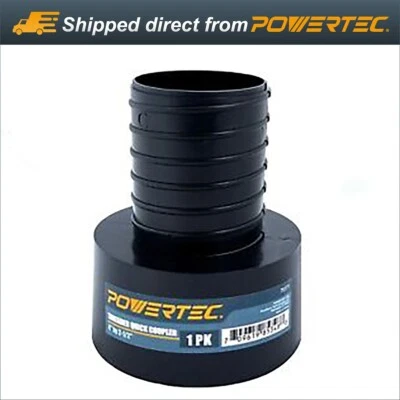 POWERTEC Dust Collection 螺纹快速耦合器适配器,4 x 2-1/2 (70171) — 第 1/4 张图片
