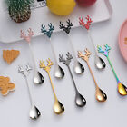  5 Pcs Stainless Steel Spoon Lovers Christmas Teaspoons Cutlery