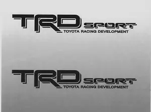 2 TRD Toyota Racing Development Decal Sticker Sport Tacoma Tundra 4X4 Off Road  - Picture 1 of 2