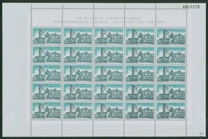 ESPAÑA 1969 - EDIFIL 1946/48** - MONASTERIO DE HUELGAS - PLIEGOS DE 25 SELLOS - Picture 1 of 3