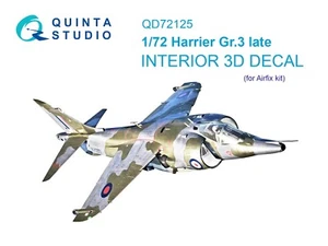 Quinta Studio QD72125 3D Interior Decal Set for Harrier Gr.3 late (Airfix) 1/72 - Picture 1 of 11