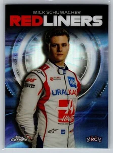 2021 Chrome F1 Mick Schumacher Rookie Redliners #RL-10 Uralkali Haas F1 - Picture 1 of 2