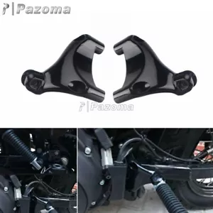 Pair Rear Foot Pegs Mount Bracket Kit For Harley Sportster XL 883 1200 2014-2021 - Picture 1 of 12