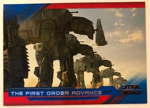 2018 Star Wars The Last Jedi Series 2 #83 The First Order Advance BLUE