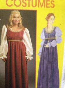 McCalls Sewing Pattern 5647 Ladies / Misses Renaissance Costumes Size 8-16 UC - Bild 1 von 2