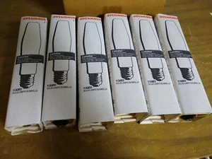 QTY6 SYLVANIA LU250/ECO 250w E39 ET18 Mogul LUMALUX Light Bulb 19JS0001-F1 - Picture 1 of 2