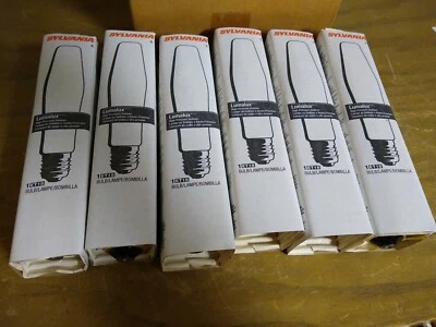 QTY6 SYLVANIA LU250/ECO 250w E39 ET18 Mogul LUMALUX Light Bulb 19JS0001-F1 - Image 1 of 2