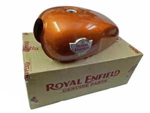 Compatible with Royal Enfield Interceptor 650cc Petrol Gas Tank Orange Crush - Picture 1 of 5