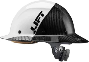 DAX Fifty 50 Carbon Fiber Full Brim Hardhat - Picture 1 of 5