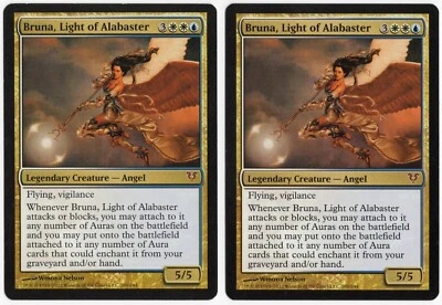 Bruna, Light of Alabaster x2 2012 Avacyn Restored Multi-Color Mythic MTG NM AZ1 - Image 1 of 2