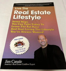 Live the Real Estate Lifestyle Book By Jim Canale (paperback) - Picture 1 of 7
