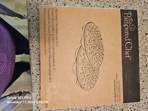 Pampered Chef microwave chip maker - Picture 1 of 4