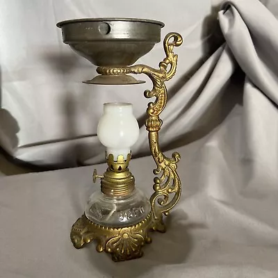 Antique 1800's Vapo-Cresoline Kerosine Miniature Oil Lamp Vaporizer • 49.89$