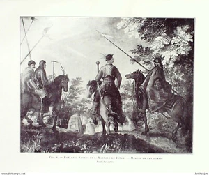 Œuvre Marche De Cavaliers Par Roelandt Savery Martzen De Jonge 1910 - Picture 1 of 1