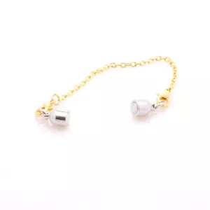 5pcs/1set Stainless steel necklace bracelet extension chain set for DIY jewelry - Picture 1 of 13