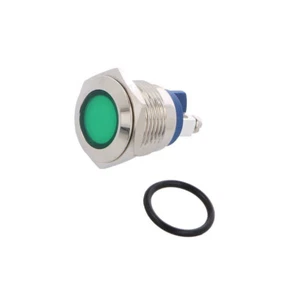 IND16-24G-S Kontrollleuchte: LED flach 24VDC 24VAC Öffng: Ø16mm geschraubt NINIG - Afbeelding 1 van 1