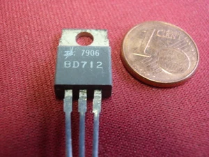4x TRANSISTOR BD712 NPN NF-L 100V 12A 75W 3Mhz keine China-Kopien 22595-47 - Picture 1 of 1