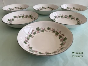 6 VTG ROYAL DOULTON EXPRESSIONS TIVERTON SOUP CEREAL BOWLS - GOOD CONDITION - Picture 1 of 8