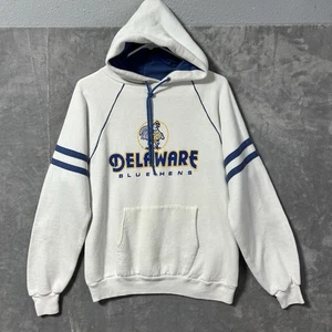 vintage Wolf & Sons Delaware Fightin' Blue Hens Vintage Men's Large Hoodie - Picture 1 of 7
