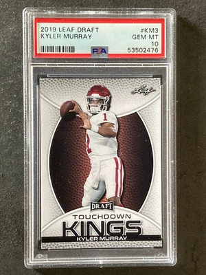 2019 Leaf Draft #KM3 Kyler Murray RC PSA 10 - Image 1 of 2