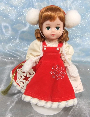 亚历山大夫人 8 英寸 SNOWFLAKE + Lenox 雪花-修复-近乎完好 带支架 + 标签 — 第 1/4 张图片