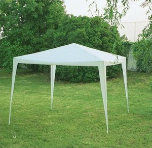 Gazebo 3x3 m Esterno Ferro Telo Polietilene Impermeabile Facile da Montare - Foto 1 di 5